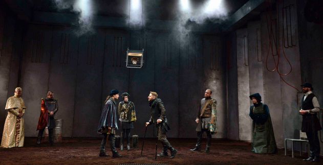 Seán McGinley, Garrett Lombard, Zara Devlin, Siobhán Cullen, Aaron Monaghan, Rory Nolan, Marie Mullen, Marty Rea, Richard III, Druid. Photo Credit, Robbie Jack.