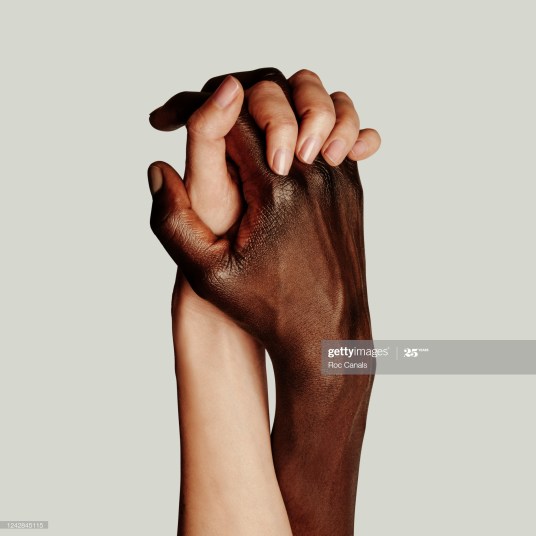 Black Lives Matter, Interracial couple holding hands